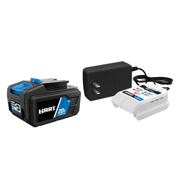 HART 20 - Volt Lithium - Ion 4.0ah Battery and Charger Kit
