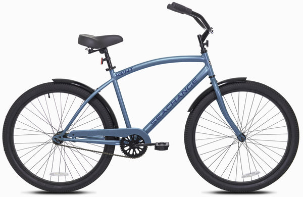Kent Bicycles 27.5 in Male Sea Change Beach Cruiser Bike, Metallic Blue