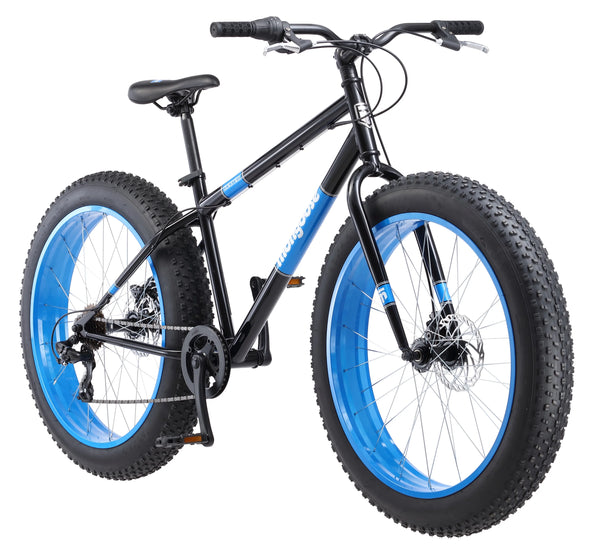 26" Dolomite Mens Fat Tire Bike, 7 Speeds, Black
