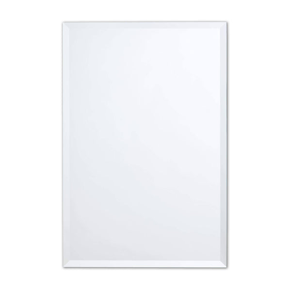 Better Bevel 20-in Clear Rectangular Frameless Bathroom Mirror | 17106