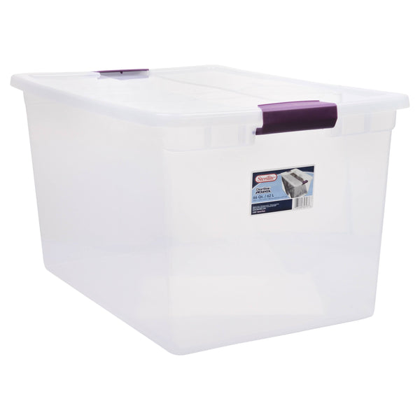 Sterilite ClearView Latch Storage Container, 66 Qt