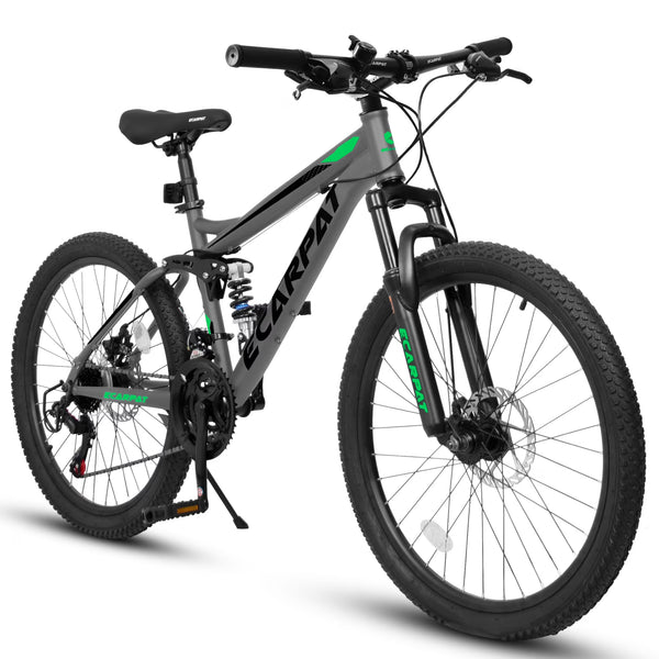 27.5 - Inch Mountain Bike for Adults | 21 - Speed Trail & City Bicycle with Disc Brakes | Gray