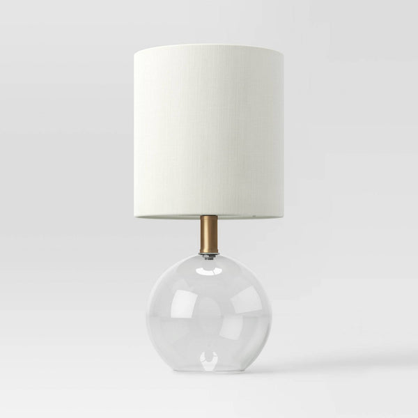 Glass Sphere Mini Table Lamp Clear (Includes LED Light Bulb) - Threshold